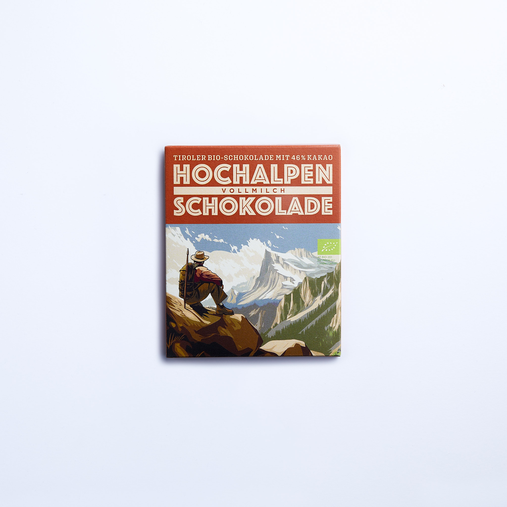 Hochalpen Schokolade Vollmilch Verpackung Vorderseite